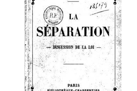 Une autre histoire – 9 décembre 1905, loi sur la séparation des églises et de l’Etat