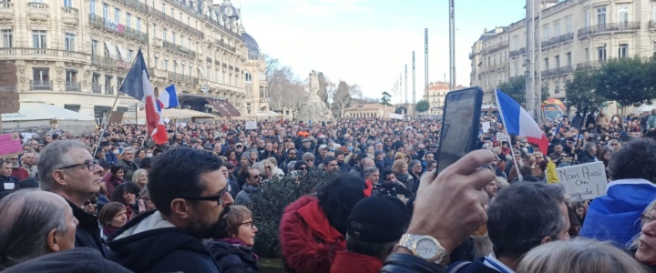 Pass vaccinal. Entre 4.000 et 5.000 manifestants en colère à Montpellier