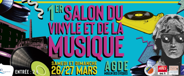 Passerelle – Plage de galettes pour le Salon du Vinyle & de la Musique à Agde