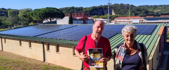 Bédarieux. Ils inaugurent la première toiture solaire citoyenne du Grand Orb !