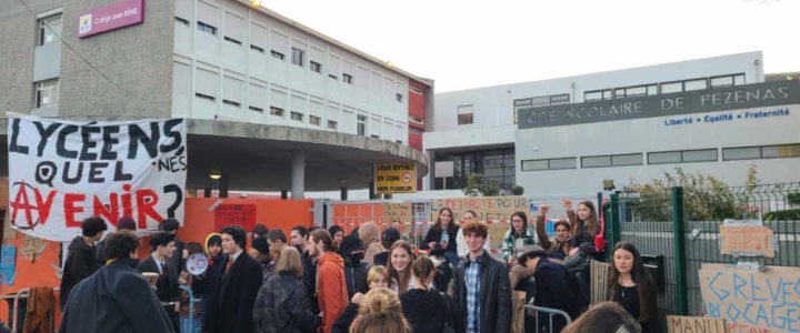 Blocages, manifestations… Les lycéens héraultais entrent dans la fronde