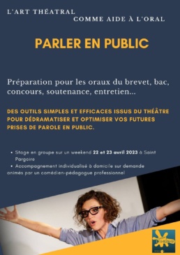 Stage Parler en Public