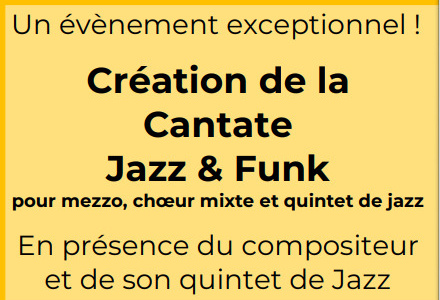 Vivre ici – Création de la Cantate Jazz & Funk Dimanche 9 février 2025 à Clermont l’Hérault