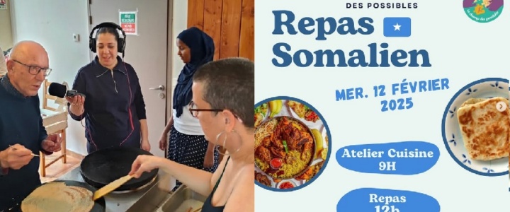 Radio Parler Français : reportage au repas somalien du CPH