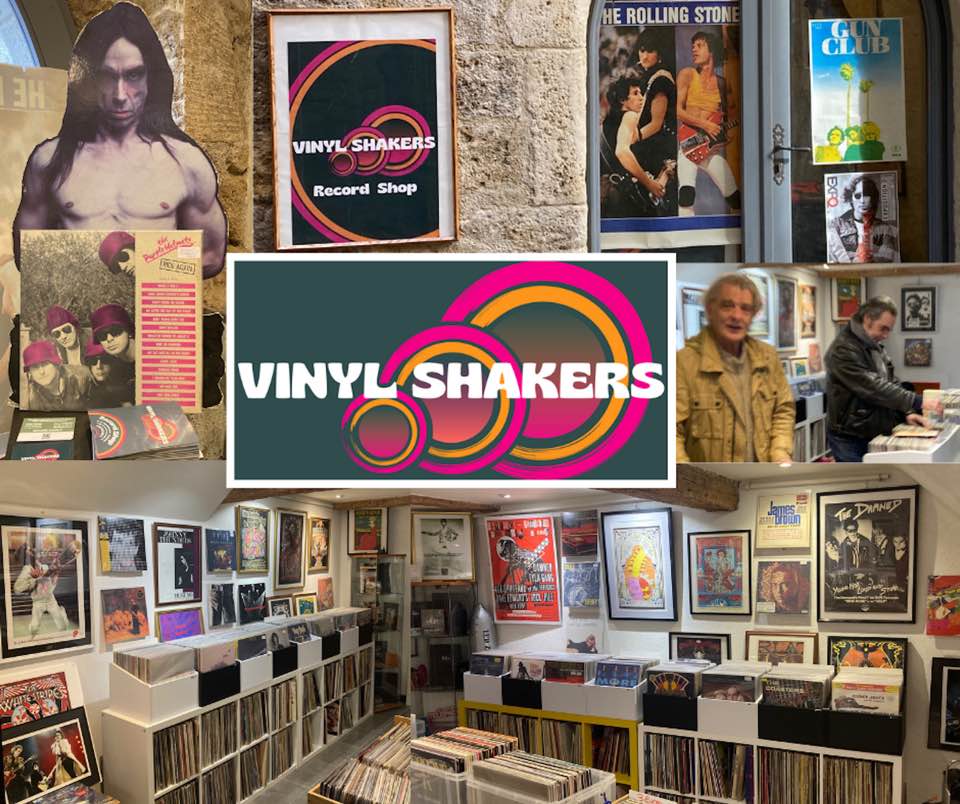 La boutique de disques Vinyl Shakers à Pézenas